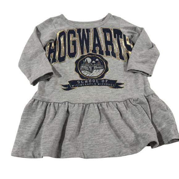 Harry Potter Other - Harry Potter Hogwarts Baby Girl 12M Grey Dress
